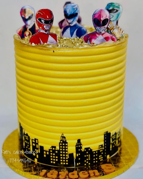 Power Patrol Cake, Power Rangers Cake Ideas, Power Rangers Cake, Power Rangers Birthday Cake, Power Ranger Cake, Superman Cakes, Bling Cakes, Power Ranger Birthday, Hedgehog Birthday