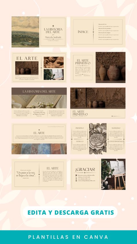 ⭐Edita y descarga gratis en Canva 💙Perfil en canva: www.canva.com/p/teambanana/ 🥰IG: @any_banany_style/ Canva History Template, Canva Brochure Ideas, Canva Jobs, Canva Presentation Ideas School, Canva Powerpoint Ideas, Canva Presentation Ideas Aesthetic, Canva Slide Ideas, Canva Aesthetic Template, Historia Aesthetic