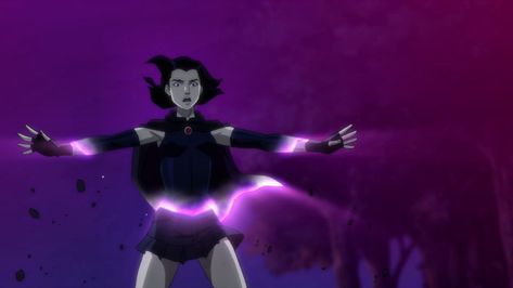 Raven Justice League, Damian And Raven, Raven Cartoon, Justice League Vs Teen Titans, Old Teen Titans, Teen Titans Raven, Titans Raven, Raven Teen Titans Go, Scarlet Witch Comic