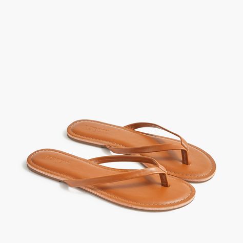 Shop J.Crew Factory for the Easy summer flip-flops for Women. Find the best selection of Women Clothing available in-stores and online. Brown Flip Flops, Suede Slides, Summer Flip Flops, Dog Shoes, Leather Flip Flops, Easy Summer, J Crew Factory, Clothes Gift, Sandals Summer