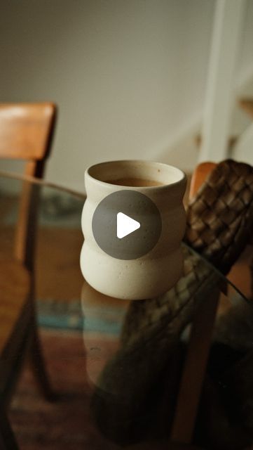 Anna Morgado on Instagram: "Nuvem in Portuguese means cloud ☁️☁️☁️ This cup is really satisfying to make as each bubble must be individually formed in between my fingers. The bubbly shape feels like a warm hug when held so it easily became my favorite tea mug for winter." Warm Hug, Tea Mug, Tea Mugs, Hold On, My Favorite, Bubbles, Mug, Tea, On Instagram