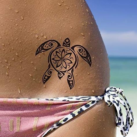 Turtle Tattoo Hawaiian, Samoan Turtle Tattoo, Hawaiian Wrist Tattoos For Women, Hawaiian Butterfly Tattoo, Hawaiian Couple Tattoos, Tiny Hawaiian Tattoos, Hawaiian Turtle Tattoos For Women, Polynesian Turtle Tattoo Design, Turtle Tattoo Ideas For Women