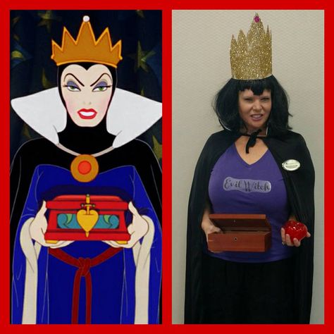 Evil Witch from Snow white DIY Costume Witch From Snow White Costume, Snow White Witch Costume Diy, Snow White Witch Costume, Snow White Diy Costume, Evil Queen Costume Snow White, Evil Witch Makeup Snow White, Witch From Snow White, Snow White Evil Queen Mask For Maniquin, Snow White Diy