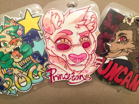 Fursuit Badge Ideas, Fursona Badge Ideas, Fursuit Badges, Fursona Badge, Fursona Art, Badges Ideas, Fursuit Making, Anthro Characters, Feral Art