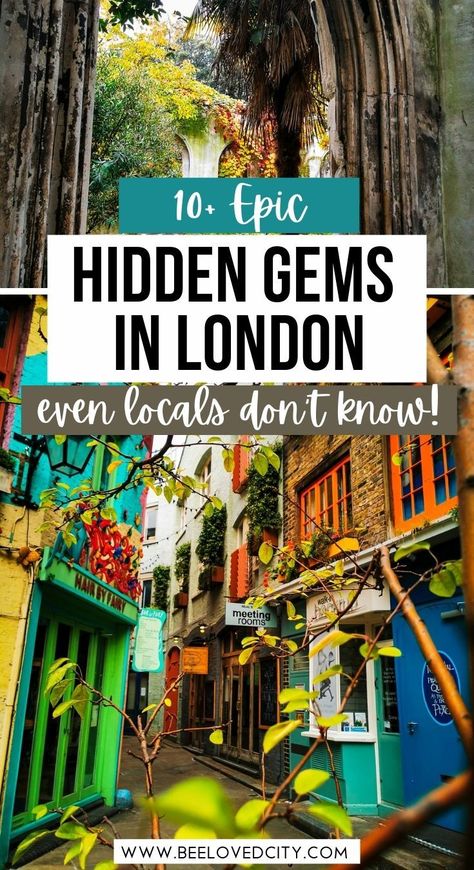 Hidden gems in London | Unusual things to do in London | Unsual activities London | Secret spots in London | Things to do in London | London travel guide | Beautiful places in London | London travel itinerary | What to do in London | What to see in London | Beautiful spots in London London Places To Visit, London What To See, Secret Places In London, What To Do In London, London Activities, Places To Visit In London, London Sightseeing, London England Travel, Places In London