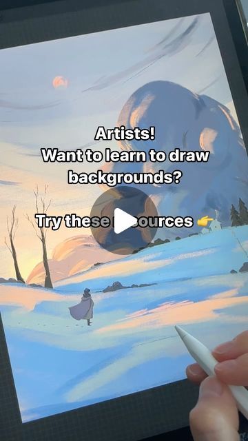 Background Drawing Tips, How To Draw A Background, How To Draw Backgrounds Digital, Digital Art Background Ideas, How To Draw Backgrounds, Background Ideas Art, 2024 Background, Drawing Backgrounds, Drawing Hair Tutorial