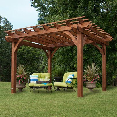 Pergola Wood, Wood Plants, Pergola Outdoor, Rustic Pergola, Pergola Pictures, Cedar Pergola, Pergola Swing, Retractable Pergola, Metal Pergola