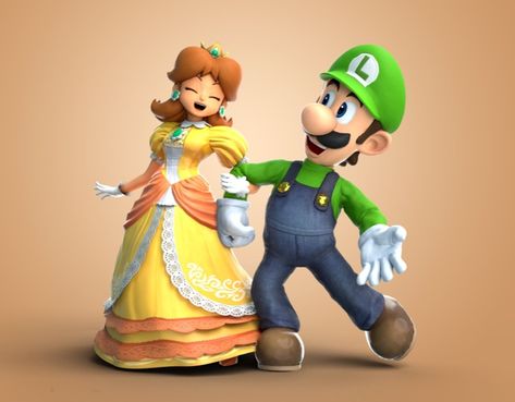 Princess Peach Daisy And Rosalina, Princess Daisy And Luigi, Peaches Daisy And Rosalina, Daisy Peach And Rosalina Pfp, Daisy And Luigi, Peach Daisy And Rosalina Wallpaper, Princess Peach And Daisy Kissing, Luigi Board, Luigi And Daisy