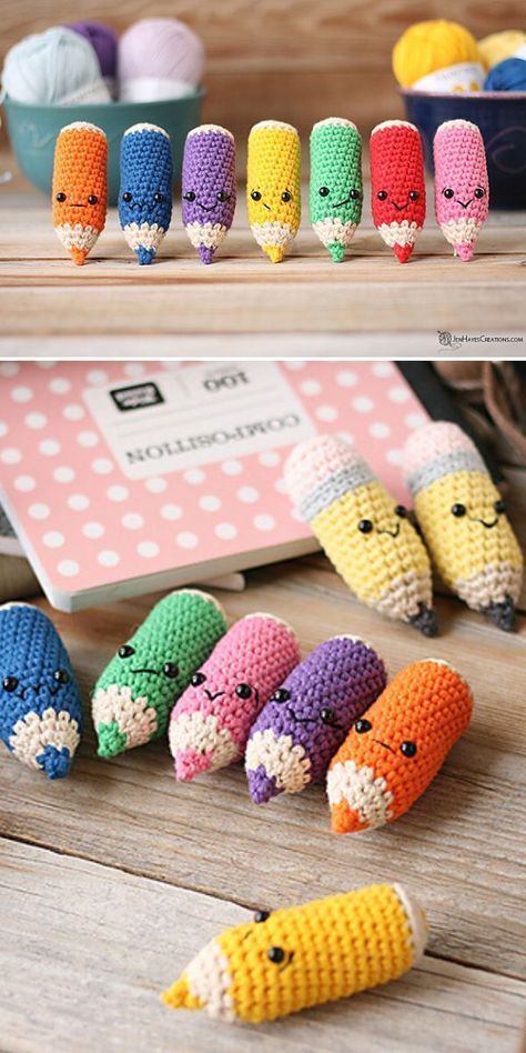 School Crochet Patterns, Crochet School Stuff, Crochet For School Ideas, Crochet Kindergarten, Classroom Crochet Ideas, Crochet School Ideas, Crochet Back To School Ideas, Back To School Crochet Ideas, School Crochet Ideas