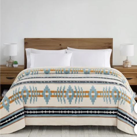 Pendleton King Blanket In Trail Ridge! 100 Percent Polyester Velvety Plush 112” X 92” Machine Washable No Flaws Smoke Free Home Fast Shipping Pendleton Bedding, Pendleton Wool Blanket, Satin Blanket, Red Throw Blanket, Pendleton Blanket, Queen Blanket, Twin Blanket, Crib Blanket, Sherpa Throw Blankets