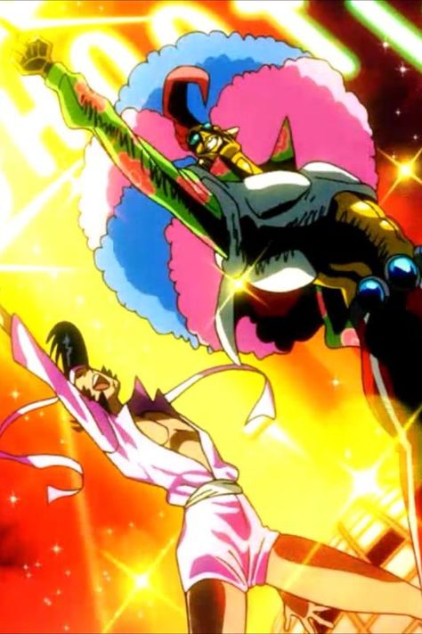 Dandy and Ton Jravolta dancing from the anime series Space Dandy Season 2. Space Dandy Anime, Space Dandy, Sci Fi Anime, What Happens When You, In Space, Dandy, Season 1, Art Inspo, Science Fiction