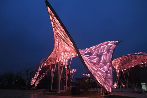 Art and Science Pavilion | LAB Architects Flower Architecture, Lab Architecture, Butterfly Pavilion, Henning Larsen, Pavilion Architecture, Modern Architecture Interior, Pavilion Design, Architecture Concept Diagram, Renzo Piano