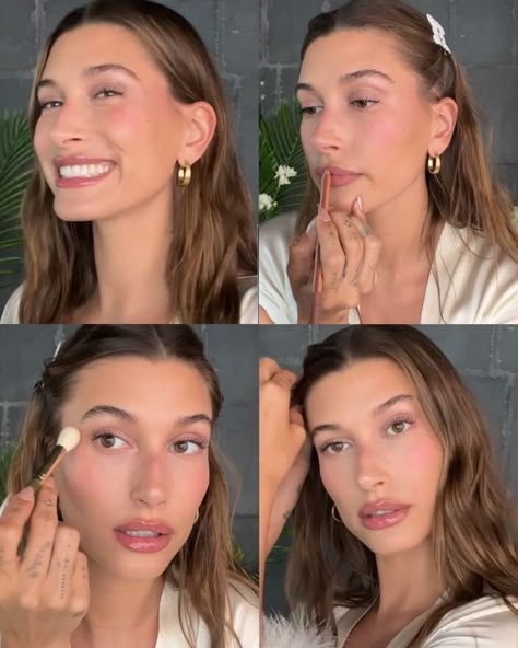 Vogue Lifestyle, Vogue Makeup, Vogue Beauty Secrets, Lifestyle Outfits, Hailey Rhode, Vogue Beauty, Glowy Makeup, Looks Street Style, Fresh Face