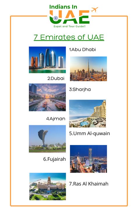 The seven #Emirates of #UAE - #AbuDhabi #Dubai #Sharjha #Ajman #UmmAlquwain #Fujairah #RasAlKhaimah #lifeinuae #lifeindubai #livinginuae #livingindubai #Bestplacesindubai #placesinuae #placesindubai #jobsinuae Best Places In Dubai, Dubai Map, Rocky Desert, Ajman Uae, Uae Travel, Dubai Art, Dubai Tourism, Persian Gulf, Living In Dubai