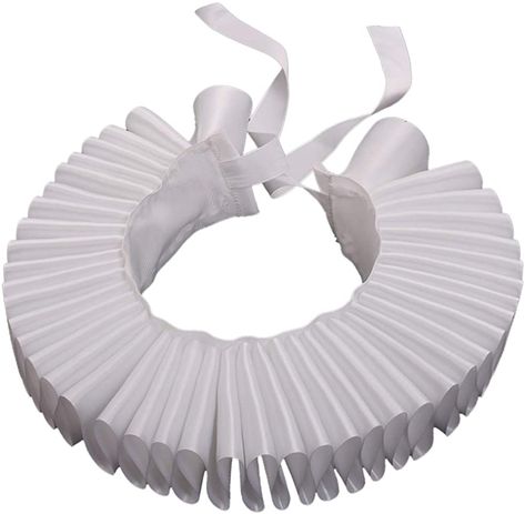 Elizabethan Ruff, Elizabethan Collar, Ruff Collar, French Pleat, Shakespeare Festival, Victorian Costume, Stage Costume, Fantasy Costumes, Ruffled Collar