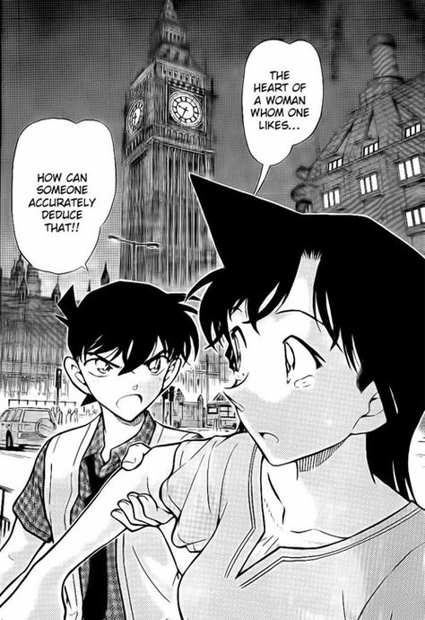 in london Detective Conan Ran, Manga Detective Conan, Ran And Shinichi, Conan Comics, Love Confessions, Gosho Aoyama, Detective Conan Wallpapers, Kudo Shinichi, Magic Kaito