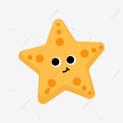 Star Fish Craft, Water Animation, Starfish Clipart, Starfish Craft, Animated Clipart, Autumn Animals, Fish Crafts, Water Animals, Animated Animals