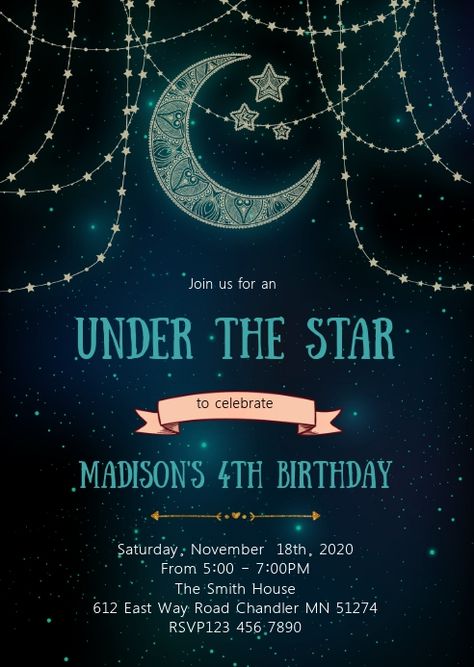 Star Birthday Invitation, Stars Template, Engagement Themes, Star Birthday Party, Star Birthday, Template Birthday, Party Flyers, Happy Birthday Template, Star Template