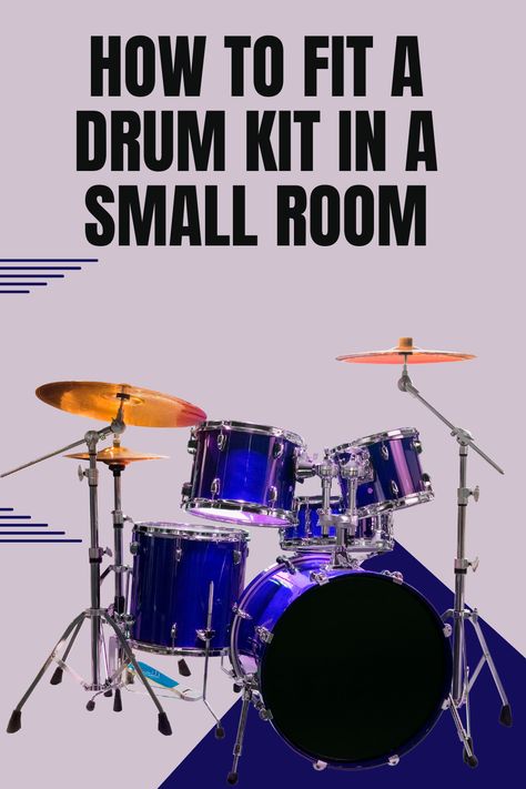 Maximize your drumming space with smart ideas! 🌟 Learn to fit your drum kit in a small room without giving up comfort or sound quality. Get cool tips on choosing compact drums, smart layouts, and nifty noise control. Perfect for drummers with cozy spaces! 🏠🎶💡 Drum Practice Room, Bedroom With Drum Kit, Drums Room Ideas, Drummer Bedroom, Drum Kit In Bedroom, Drum Storage Ideas, Drums In Living Room, Drum Set In Bedroom, Home Drum Room