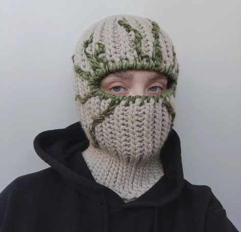 Balaclava Design, Crochet Balaclava, Crochet Hood, Crochet Mask, Knitted Balaclava, Beginner Crochet Tutorial, Quick Crochet Patterns, Diy Vetement, Diy Clothes Design