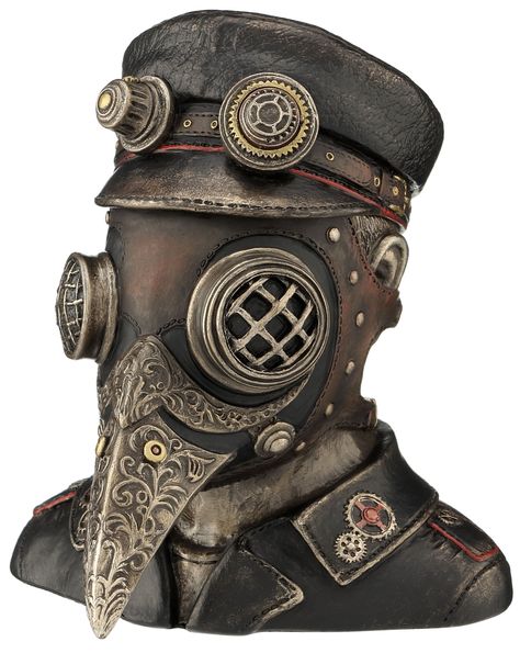 WU76839A4 Steampunk Plague Doctor, Décor Steampunk, Steampunk Mode, Box Sculpture, Corset Steampunk, Steampunk Aesthetic, Plague Doctor Mask, Doctor Mask, Diesel Punk