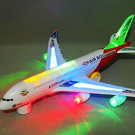 Toysery Airplane Airbus Toy With Beautiful Attractive Flashing Lights and Realistic Jet Engine Sounds , Bump and Go Action Battery Included (Colors May Vary) Best Airplane, Airplane Kids, Naruto Wallpaper Iphone, Toy Plane, Airplane Toys, Airbus A380, Flashing Lights, Jet Engine, Model Planes