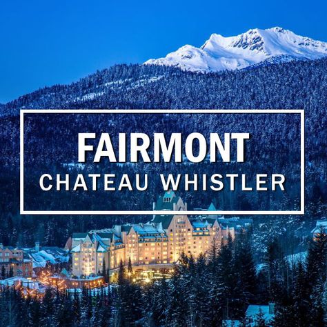 Fairmont Chateau Whistler, James Whistler, Snowboard Art, Coastal Redwood, Whistler Village, Whistler Canada, Whistler Blackcomb, Fairmont Hotel, Need A Vacation