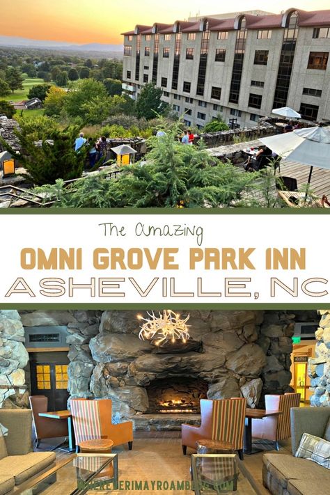 Grove Park Inn Asheville, Grove Park Inn, Sky Go, Omni Hotel, Incredible Photos, North Carolina Travel, Asheville North Carolina, Blue Ridge Parkway, On The Road Again