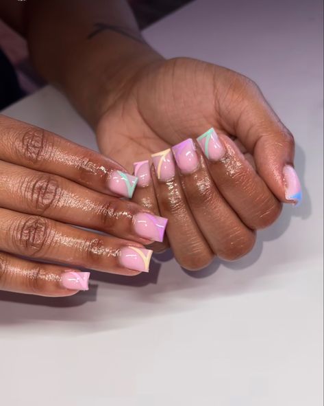 Really Short Nails Ideas, Jamaica Nails, Kid Nails, Really Short Nails, Short Nails Ideas, Girls Nail Designs, Acrylic Nail Shapes, Acrylic Nail Set, Hard Nails