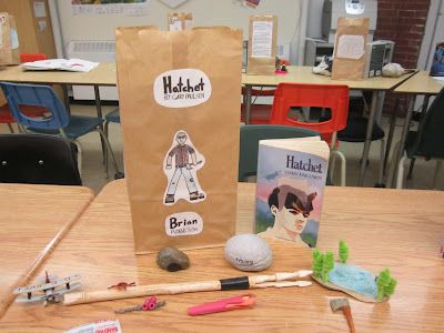 It's in the bag....Hatchet!  I have a book on "bag" activities.  This is really cute!! Paper Bag Book Report, Hatchet Novel Study, Paper Bag Book, Book Report Template, Paper Bag Books, Writing Forms, Reading Projects, Traditional Books, Teaching Ela