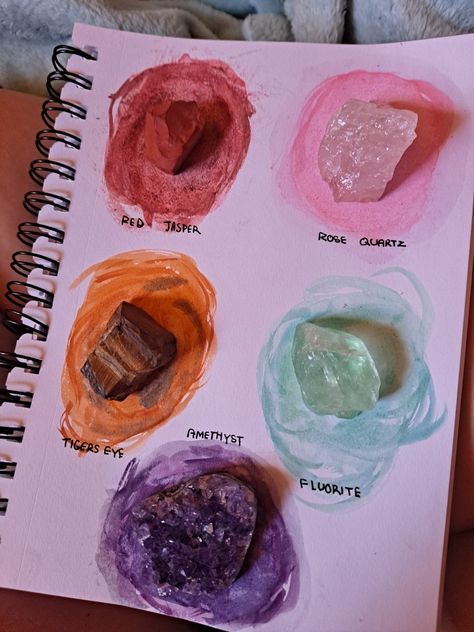 Aura Watercolor Painting, Aura Painting, Crystals Watercolors, Painting Art Lesson, Color Crystal, Aura, Art Lessons, Watercolor Paintings, Art Painting