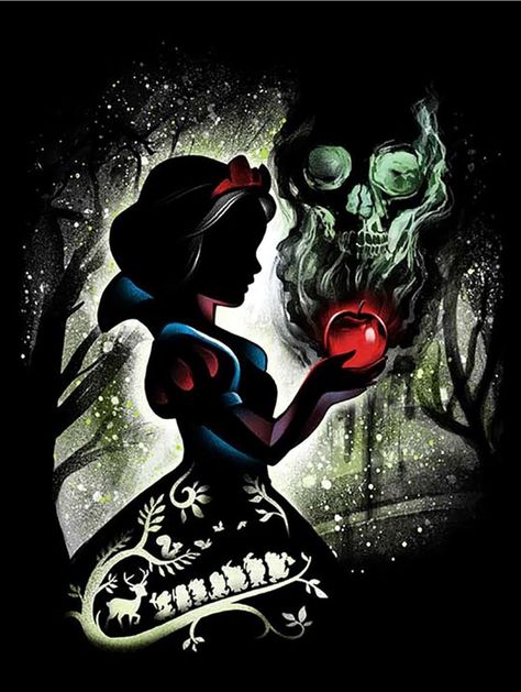 Dark Disney Art, Canvas Photos, Goth Disney, Book 2023, Evil Disney, Punk Disney, Disney Paintings, Disney Pics, Dark Disney