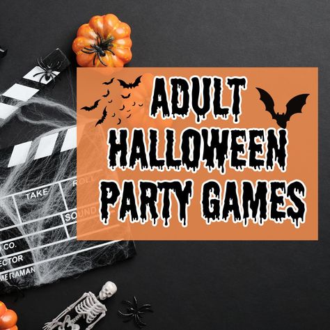 halloween activities for party games for adults Games To Play At Halloween Parties, Halloween Games Adults Activities, Games To Play At Halloween Party, Halloween Party Diy Games, Halloween Games For Party Adults, Halloween Games For Adults Drinking, Things To Do For Halloween With Friends, Halloween Ice Breakers For Adults, Witch Themed Party Games