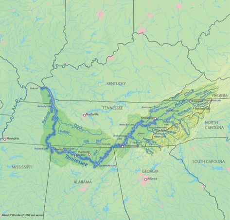 Tennessee Valley and the Tennessee Valley Authority – Landscapes and Geomorphology Chickasaw Tribe, Panama Vacation, Tennessee Valley Authority, Map Of Usa, Land Between The Lakes, River Map, Tennessee Map, Panama Travel, State Of Tennessee