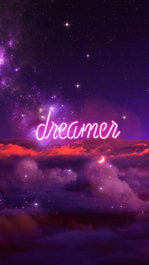 Dreamer Wallpaper Aesthetic, Dreamers Wallpaper, Motorola Wallpapers, Ipod Wallpaper, Dream Word, Family Quotes Funny, Positive Quotes Wallpaper, Backgrounds Girly, Positive Wallpapers