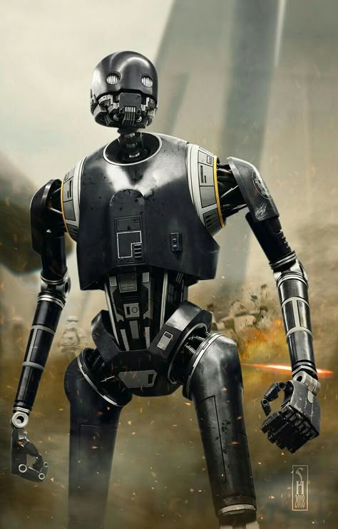 K-2SO Star Wars Droids Concept Art, Imperial Droid, K 2so, Rogue One Star Wars, Star Wars Movies, Star Wars Design, Star Wars Trooper, Star Wars Models, Imperial Army