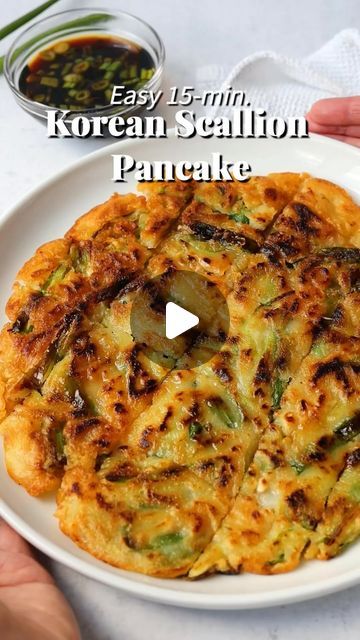 569K views · 17K likes | Christie Lai on Instagram: "Easy 15-min. Korean Scallion Pancake (Pajeon) 📝 Recipe link in profile or visit www.christieathome.com & search for recipe to get measurements!  A savory, crispy pancake made of green onions served with a delicious dipping sauce. A simple and easy Korean scallion pancake recipe using minimal ingredients, ready in 15 minutes! This green onion pancake is my favourite dish to order and I’ve made it so many times that I’ve finally nailed the recipe to make it ultra crispy and chewy on the inside. I hope you all love and enjoy it!  Did you know you can repurpose the green onions roots and grow new onions? Soak them in 1-inch of cold water in a glass jar and place it by the window for some sun changing the water every few days. In time, they Pajeon Recipe, Korean Scallion Pancake, Scallion Pancake Recipe, Green Onions Recipes, Green Onion Pancake, Crispy Pancakes, Onion Pancake, Scallion Pancakes, Onion Recipes