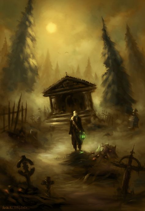 Grand Necropolis, World Of Warcraft Classic, Witch Hut, Warcraft Iii, Warcraft Art, Classic Wallpaper, Sun Sets, High Fantasy, Sci Fi Fantasy