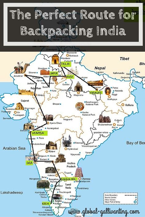 The Perfect Route for Backpacking India India Itinerary, India Travel Places, Backpacking India, India Travel Guide, Travel Infographic, Gangtok, India Map, Travel Girl, Haridwar