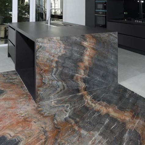 Marble Block, Modern Office Space, Marble Counter, Kitchen Marble, Counter Tops, Marble Design, Interior Projects, Counter Top, Ideas Kitchen