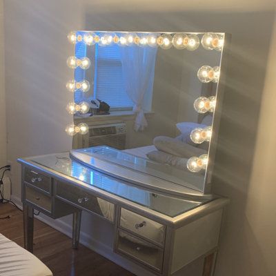 Slay Station, Filming Room, Vanity Setup, Mirrors For Makeup, Lighted Makeup Mirror, Tall Mirror, Classic Mirror, Impressions Vanity, Aesthetic Mirror