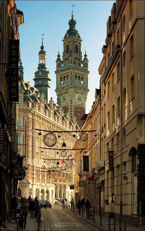 France City Photography, Buildings In France, Lille France Photography, Lille France Aesthetic, France Buildings, France City, France Aesthetic, Lille France, Buildings Photography