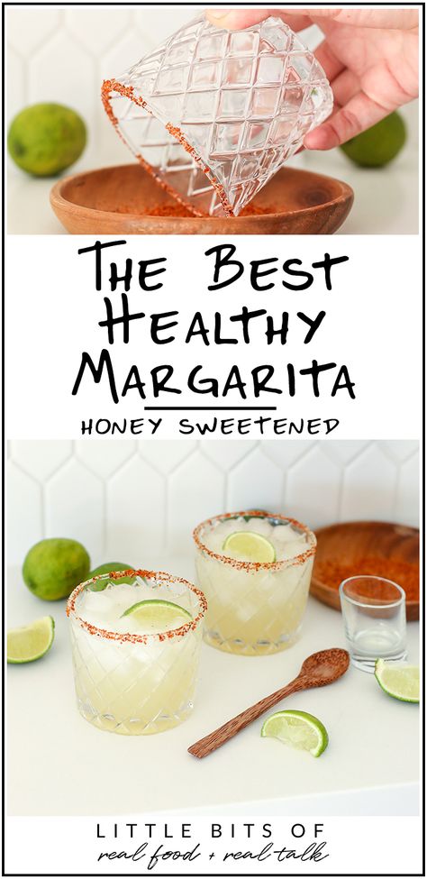 Healthy Margarita Recipe, Paleo Margarita, Healthy Margarita, Margarita Mix Recipe, Virgin Drinks, Flavored Margaritas, Flavored Sparkling Water, Margarita Mix, Healthy Summer Recipes