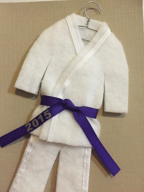 Purple Belt Martial Arts Ornament - pErSoNaLiZeD Martial Artist Uniform Christmas Ornament- TaeKwonD Karate Christmas, Karate Club, Karate Birthday, Valentine Card Box, Martial Arts Belts, Martial Art Uniform, Purple Belt, Yellow Belt, Teacher Team