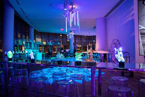 Stunning Technology Themed Bar Mitzvah in New York | Lauren Fishman Events | PartySlate Technology Theme, Fun And Games, Bar Mitzvah, School Fun, Innovation Technology, Old School, New York, Technology, Bar