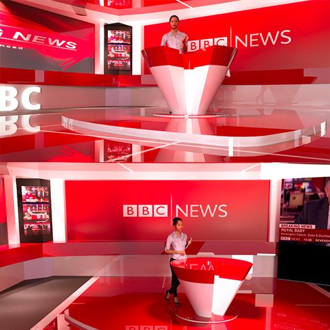 NEWS TV Studio. 3D model and objects for room 3D modelling. #3D #3DModel #3DDesign #3DScene #render #bbc #broadcast #cnn #ea09studio #interior #live #monitor #news #night #office #room #set #sport #stage #structure #studio #television #tv #video #virtual News Room Studio, Tv Studio, Virtual Studio, Wall Panelling, Best Blenders, Blender Tutorial, Cnn News, First Tv, News Studio