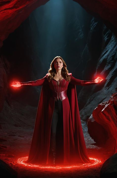 Image posted by WilsonKamilo Vision From Marvel, Scarlet Witch Full Body Pic, Scarlet Witch Comic Costume, Wanda Maximoff Inspired Outfits, Scarlet Witch Dress, Scarlett Witch Costume, Wanda Maximoff Outfit, Marvel Women Art, Scarlet Witch Outfit