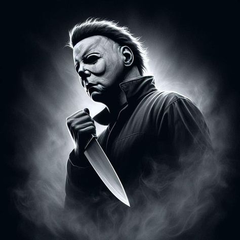 Michael Myers Wallpaper, Michael Myers Face, Michael Myers Tattoo, Michael Myers Art, Horror Movie Tattoos, Movie Tattoos, Halloween Film, Slasher Film, Slasher Movies