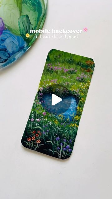 𝙄𝙨𝙝𝙖 𝙆𝙖𝙢𝙖𝙡 on Instagram: "The cutest pond ever🥹🌸✨
Painted this for my mobile cover. I will share final look of the cover in the next reel. Stay tuned!

@miyahimi.india gouache paints
@cansonpaper 400 gsm papers

(Acrylic, painting, artist, mobile cover, aesthetic, art, gouache, flowers, iPhone) #acrylicpainting #painting #artreels #artist #flower #ａｅｓｔｈｅｔｉｃ #gouache #cottagecore" Gouache Cottagecore, Mobile Cover Aesthetic, Pond Painting Acrylic, Mobile Cover Painting, Gouache Flowers, Polaroid Painting, Art Gouache, Gouache Paints, Cover Aesthetic