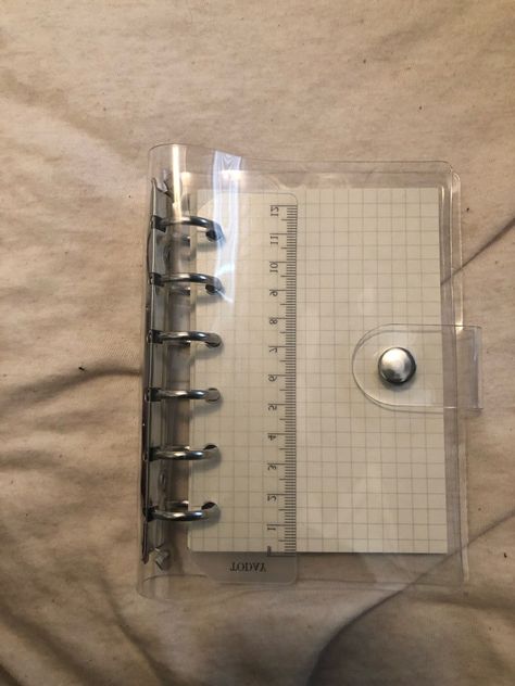 Transparent Binder, A6 Binder Journal, Loose Leaf Binder, Binder Journals, Travel Art Journal, Mini Binder, Study Stationery, Bullet Journal School, Stationary School